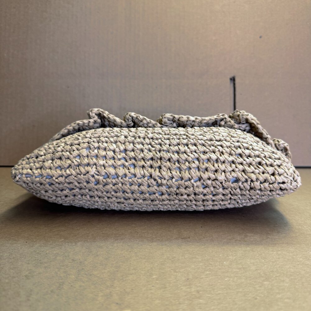 Aqua Gypsy Raffia Clutch - Natural - Picture 6 of 9